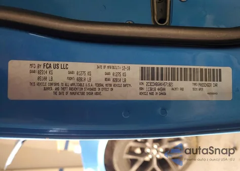 2019 Dodge Charger Sxt z USA, uszkodzony, nr VIN 2C3CDXBG0KH571821